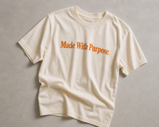 “Made With Purpose” Tee

Not just a shirt—this is a statement.